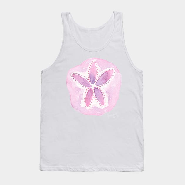 Mermaid Currency - Pink Sand Dollar Tank Top by hellomonday